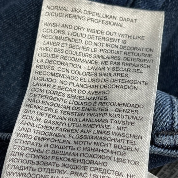 Levi's 512 Perfectly Slimming High Waist Straight Leg Jeans Size 12 - Picture 11 of 12